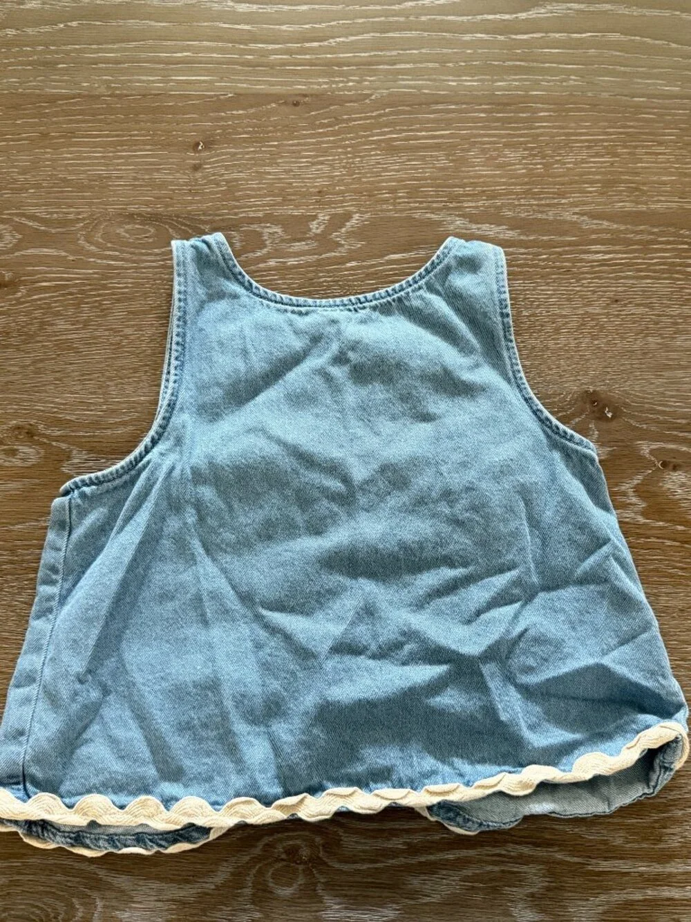 Girls Old Navy denim swing tank top sleeveless top size large 10-12